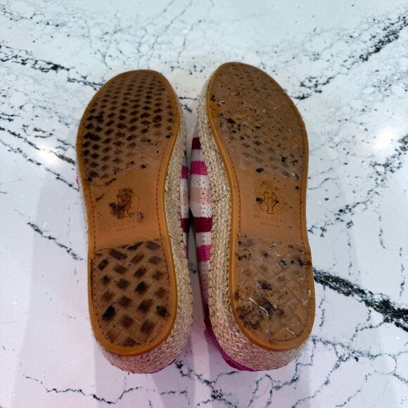 Cole Haan Cloudfeel Stitchlite Espadrille Festival Fuschia Pink/White Size 11 - Picture 6 of 6